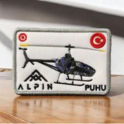 Resim Ex Patch Türk Savunma Sanayi Alpin Puhu Patch Peçi Arması 10 X 7 Cm 