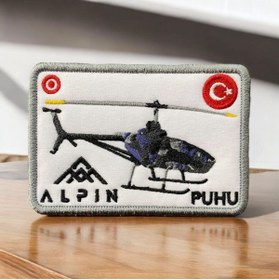 Resim Ex Patch Türk Savunma Sanayi Alpin Puhu Patch Peçi Arması 10 X 7 Cm 