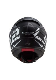 Resim Ls2 Rapid Cromo Mavi Turucu Kask 