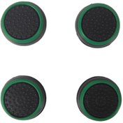 Resim Konsol İstasyonu Ps4 Ps5 Xbox Analog Koruyucu Siyah Yeşil 4'lü Paket 