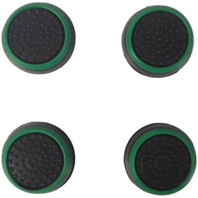 Resim Konsol İstasyonu Ps4 Ps5 Xbox Analog Koruyucu Siyah Yeşil 4'lü Paket 