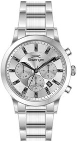 Resim Slazenger SL.09.2511.2.01 Tüm Fonksiyonları Aktif Çelik Kordon Çelik Kasa 10 ATM Suya Dayanıklı Metalik Renk Erkek Kol Saati 
