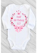 Resim Tuğbababy Baby Half Kurdeleli Uzun Kol Çıtçıtlı Bebek Body Kız Erkek Beyaz 