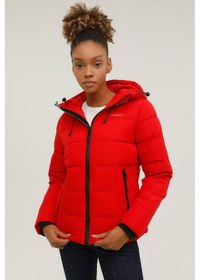 Resim Lumberjack W-sn31 Apreskı Coat 2pr Kırmızı Kadın Kısa Kaban 000000000101165594 Kırmızı 