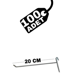 Resim TÜRKİYE DEKORASYON Raf Askı Kancası 20 Cm Tel Pano , Tel Pano Kancası 