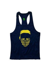 Resim Bluu Arpix Fitness Gym Tank Top Sporcu Atleti Lacivert 