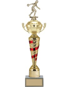 Resim Odak Kupa - Figürlü Kupalar - Bowling Kadın Figürlü Kupalar Fg-078 B - 52 Cm Altın - Beyaz 
