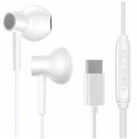Resim Joyroom JR-EC01 Tipi-C Kablolu Yüksek Ses Kalitesinde Kulaklık 