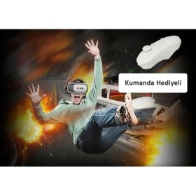 Resim Vrbox Gn-48 3D Sanal Gerçeklik Gözlüğü Akıllı Gözlük Kumandalı Joystick 