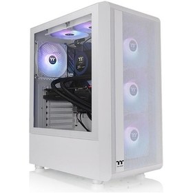 Resim Thermaltake S200 TG 650 W 80+ ARGB Mesh Pencereli Oyuncu Kasası Beyaz 