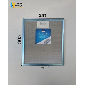 Resim Universal Davlumbaz 26,5X30,5 cm Arka Ara 7,5cm Aspiratör Filtre 