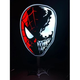 Resim Devotech Spiderman Venom Led Işıklı Masa Lambası ve gece lambası 