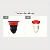 Resim Honeybeeshop Siyah Beyaz Silikon Mermi Tıpa Tıkanıklık Açıcı Banyo Mutfak Lavabo Filtresi 