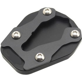 Resim Xurunkeji Cfmoto 450mt Mt450 2024 2025 Siyah Motosiklet Aksesuarları Ayak Desteği Yan Ayak Uzatma Pedi Destek Plakası Siyah 