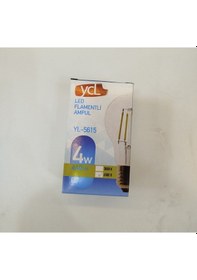 Resim 4w E-27 Beyaz Işık Rustik Ampul Ycl Tekli 