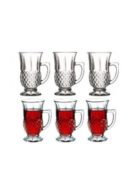 Resim Paşabahçe 55671 Istanbul Kulplu Bardak 6'lı P55671 Çay Bardağı Beyaz 