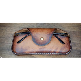 Resim Honey Badger Leather El Yapımı Deri Gözlük Kılıfı 