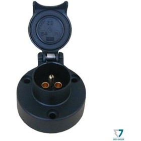 Resim 3 Lü Römork Soketi 6-24 Volt 16 Amper 