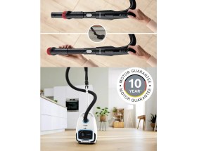 Resim Bosch Kumandalı Kontrol Turbo Serie 6 Propower Toz Torbalı Süpürge + Bosch Çelik Çay Makinesi Almanya’da Üretilen Bosch Motor Teknolojisi ile Sürekli Yüksek Performans 