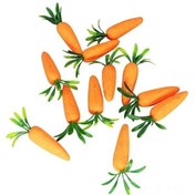 Resim Yunboo 7 Cm 12 Adet Köpük Yapımı Simülasyon Havuç, Pazar Ve Mutfak Dekorasyonu, Paskalya Hediyesi, Çocuk Eğitici Prop 