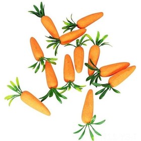 Resim Yunboo 7 Cm 12 Adet Köpük Yapımı Simülasyon Havuç, Pazar Ve Mutfak Dekorasyonu, Paskalya Hediyesi, Çocuk Eğitici Prop 