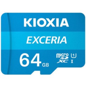 Resim Kioxia 64 GB Exceria micro SDXC UHS-1 C10 100 MB-SN 64 GB Hafıza Kartı 