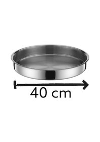 Resim Paslanmaz Çelik Fırın Tepsisi 40 Cm Gümüş 