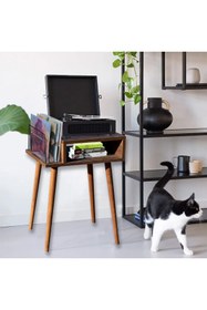 Resim Genel Markalar Plak Ve Pikap Sehpası Barok Ahşap Ayaklı 