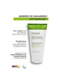 Resim Vitayes Yeşil Çay Özlü Yüz Yıkama Jeli 3 x 150 ML 