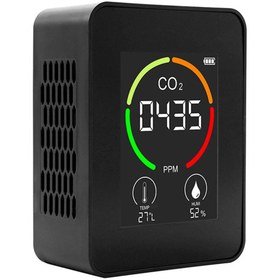 Resim AEK-Tech CO2 Dedektörü Taşınabilir 400-6000ppm Ev Ofis Hava Kalitesi Ölçüm Cihazı Şarjlı 