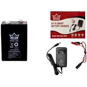 Resim Ortec 6v 4ah Bakımsız Akü Ve Şarj Aleti 