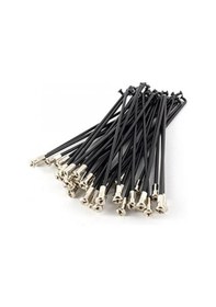 Resim Vona 2.5mm 12g E-bike Jant Teli 290mm Siyah Renk Elektrikli Bisiklet Jant Teli 36 Adet 29 Cm Siyah - Gri 