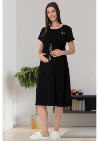 Resim Mecit Pijama Lohusasepeti 5427 Emzirme Özellikli Lohusa Gecelik 001 