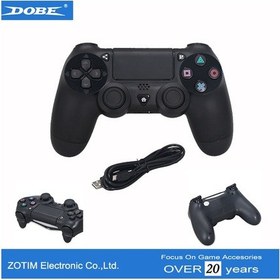 Resim Dobe Playstation 4 Uyumlu Kablosuz Oyun Kolu Siyah - Tp4-883 