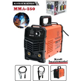 Resim Tiger King 250 Amper Dijital Göstergeli Invertör Kaynak Makinesi Turuncu 