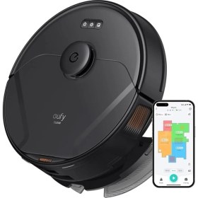 Resim By Anker Clean X8 Pro Robot Süpürge, 2X4000 Pa Emiş Gücü, Patentli Aktif Dolaşmayı Önleyen™ Rulo Fırça, Ipath™ Lazer Navigasyon T2266 Siyah 