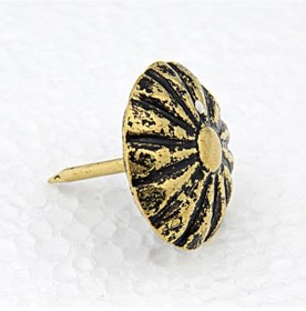 Resim Febko - Papatya Desenli Eskitme Kabara / Raptiye 18 Mm 20 Adet 1 Adet 