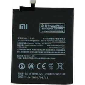 Resim Xiaomi Redmi Note 5A (BN31) Uyumlu Batarya Pil 3080 mAh 