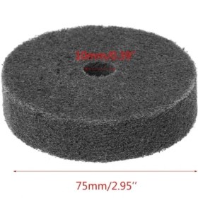 Resim Fiber Parlatma Tekerleği Aşındırıcı Lehçe 800 Kum Metal Taşlama Polisaj Skoch 