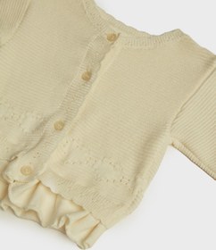 Resim Layette BG Store Kız Bebek Beyaz Hırka 