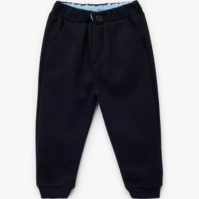 Resim Koton Düğme Detaylı Cepli Beli Lastikli Basic Pantolon Görünümlü Eşofman Altı Lacivert 6wmb40033tk Lacivert 