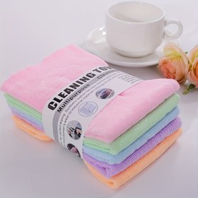 Resim 5 adet Mikrofiber Temizlik Bezi, Çok Amaçlı Temizlik Havlusu, Bulaşık Yıkama Bezi, Dayanıklı Emici Havlu, Pencere Silme Bezi, Temizlik Malzemeleri, Okul İçin Temizlik Gereçleri 