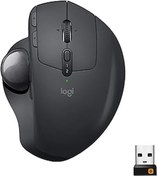 Resim MX Ergo Mouse, Gelişmiş Kablosuz Trackball, Ergonomik Tasarım, 20° Eğme Açısı, Unifying USB Alıcı, 8 Tuş, Çoklu Cihaza Bağlanma Özelliği, Siyah 