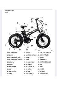 Resim Rks Rsııı Pro x Elektrikli Bisiklet Katlanır 20 Jant Md 