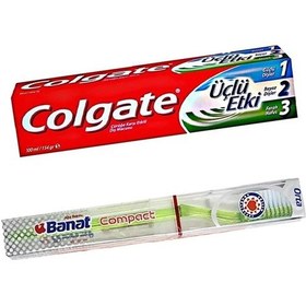 Resim Diş Macunu Ve Kapaklı Diş Fırçası Seti 