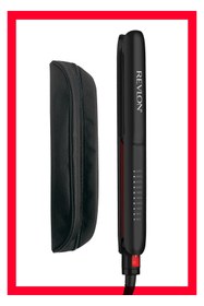 Resim Revlon RVST2211PE Hindistan Cevizi Yağlı 25 mm Saç Düzleştirici ve Seyahat Çantası 