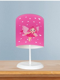 Resim Mekta Home Bebek Ve Çocuk Odası Peri Kız Ve Kalp Desenli Abajur 