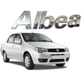 Resim Albea Yazısı (Fiat Albea Arka Bagaj) 