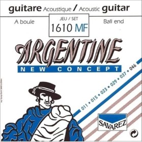Resim AyrStore 1610MF akustik gitar teli Arjantin set, küreli ışık 