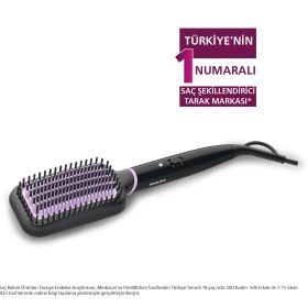 Resim Philips BHH880/00 StyleCare Essential Isıtmalı Düzleştirme Fırçası 